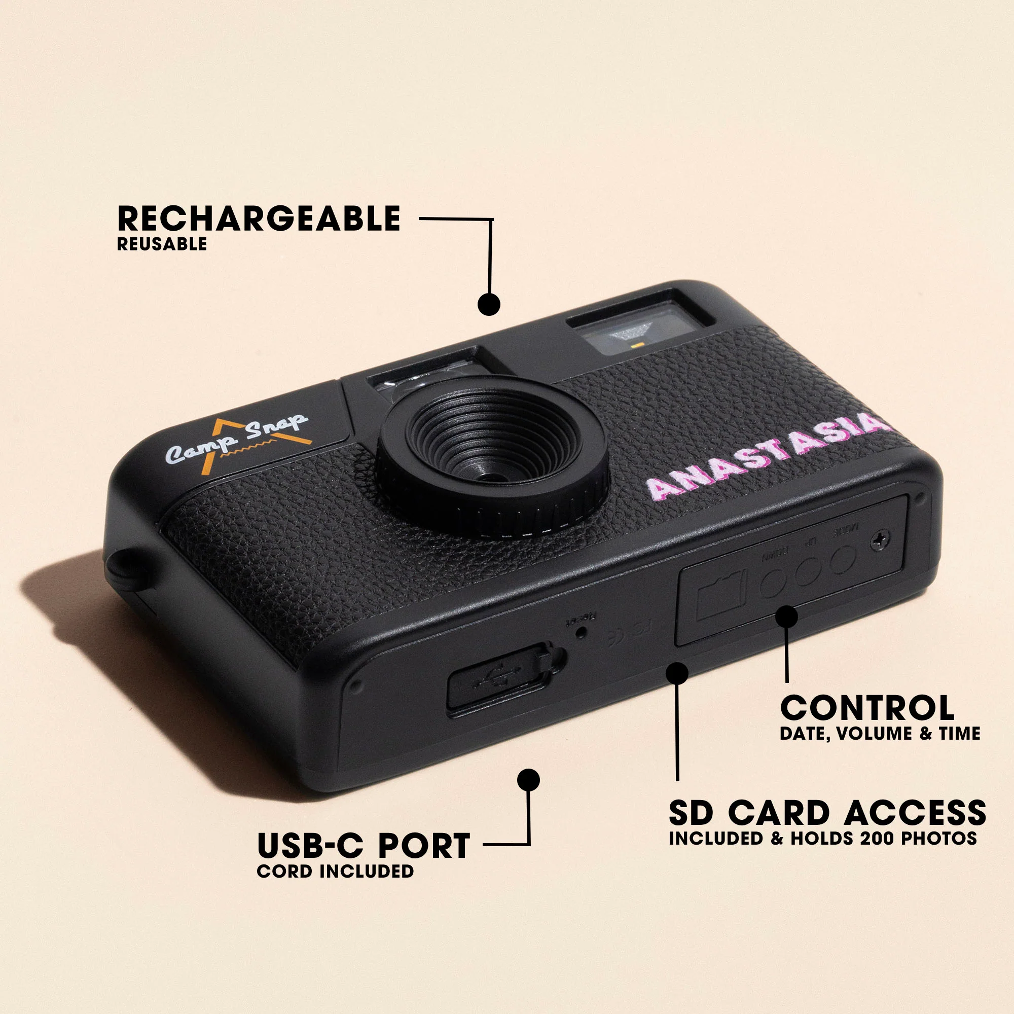 Camp Snap Custom Camera Stealth Black - Image 3